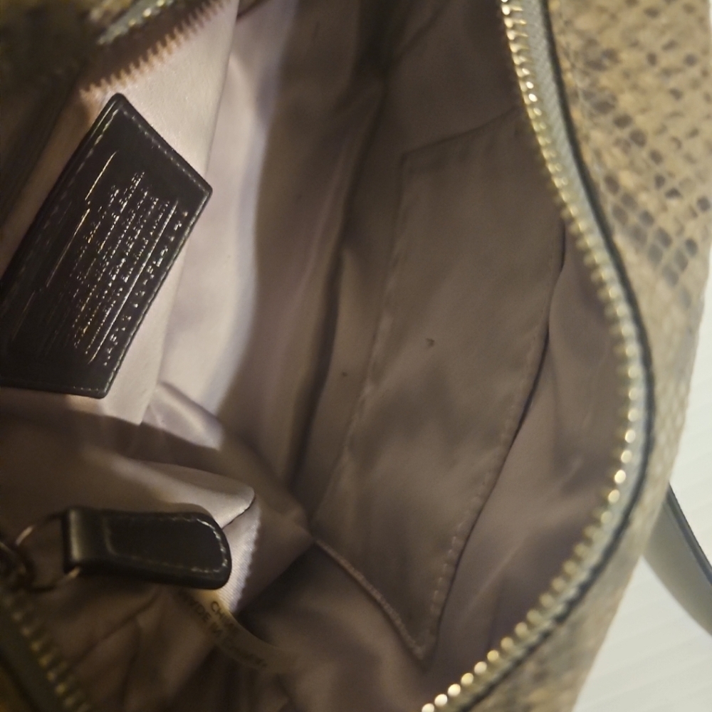 Coach Cambell Me Iridescent Python Crossbody Bag … - image 15